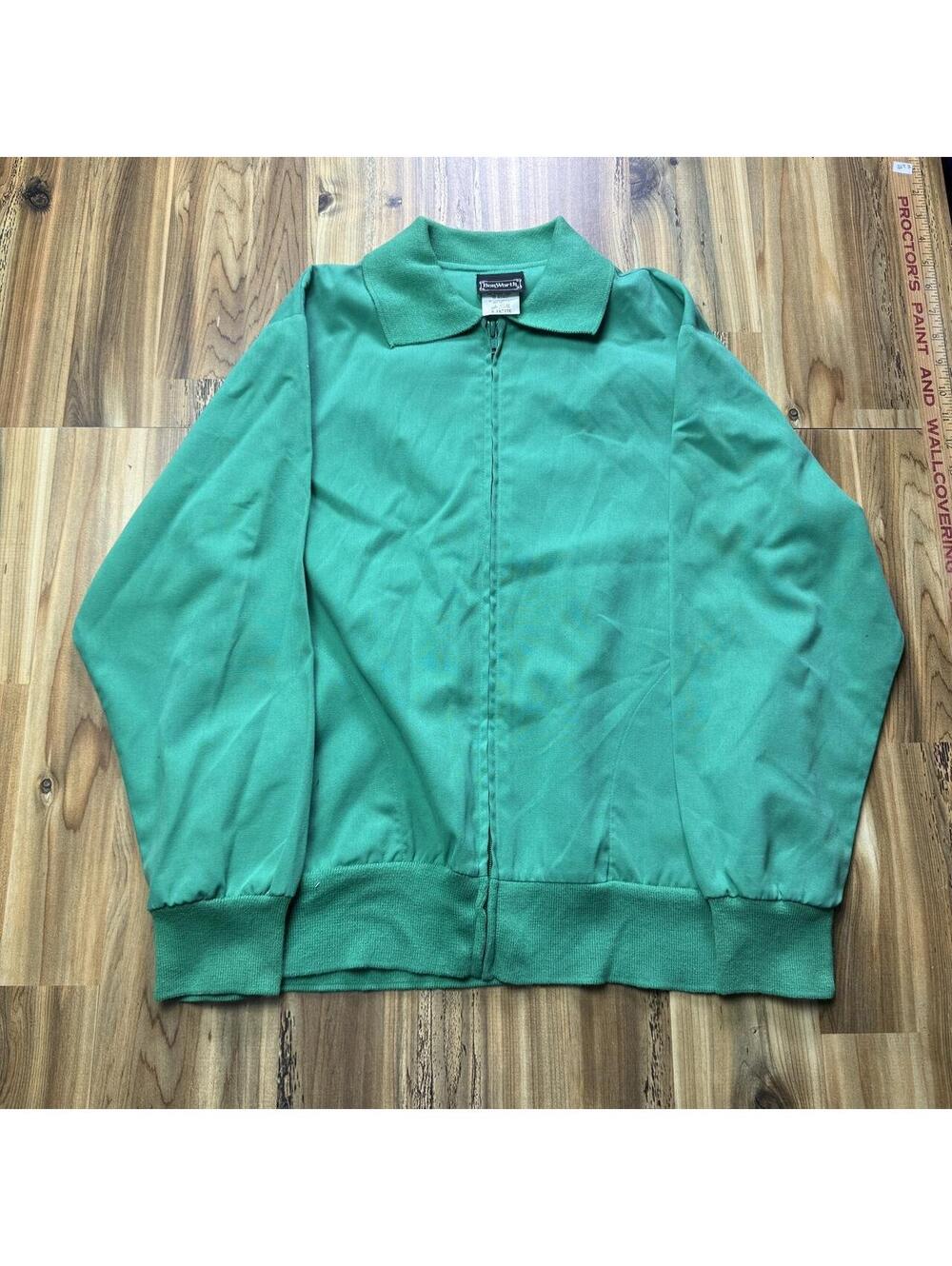 Green vintage 90s Bon Worth zip up jacket